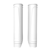 POLISPORT UPPER FORK PROTECTORS UNIVERSAL - WHITE [B12]