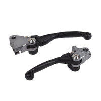 POLISPORT FOLDING LEVER SET HONDA CRF450R 21-22 - BLACK