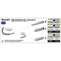 ARROW 71372MI [RAS #71822]: LINK PIPE SST - SUZUKI            [4