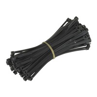 WHITES CABLE TIES 100 X 2.5 mm (100/BAG)