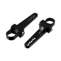 WHITES LED LIGHT BAR TUBE MOUNT BRACKETS PAIR