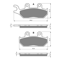 GOLDfren Brake Pads - K5 Off-Road Racing