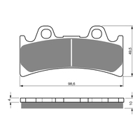 GOLDfren Brake Pads - S3 Sintered Sports