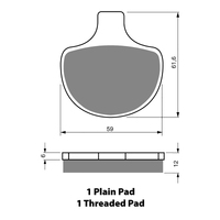 GOLDfren Brake Pads - S3 Sintered Sports