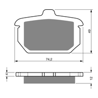 GOLDfren Brake Pads - S3 Sintered Sports