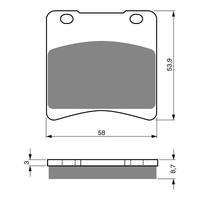 GOLDfren Brake Pads - S3 Sintered Sports