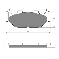 GOLDfren Brake Pads - S3 Sintered Sports