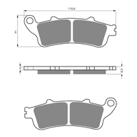 GOLDfren Brake Pads - S3 Sintered Sports