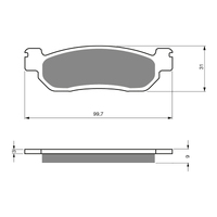 GOLDfren Brake Pads - S3 Sintered Sports