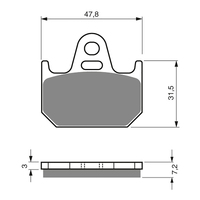 GOLDfren Brake Pads - S3 Sintered Sports