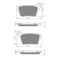 GOLDfren Brake Pads - S3 Sintered Sports