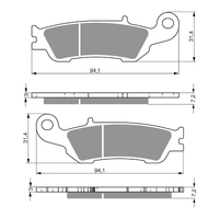 GOLDfren Brake Pads - S3 Sintered Sports