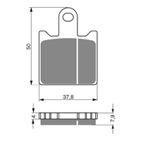 GOLDfren Brake Pads - S3 Sintered Sports