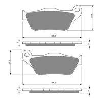 GOLDfren Brake Pads - S3 Sintered Sports