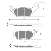 GOLDfren Brake Pads - S3 Sintered Sports