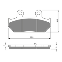 GOLDfren Brake Pads - S3 Sintered Sports