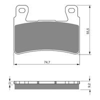 GOLDfren Brake Pads - S3 Sintered Sports