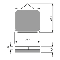 GOLDfren Brake Pads - S3 Sintered Sports