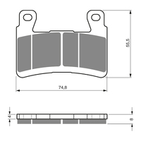 GOLDfren Brake Pads - S3 Sintered Sports