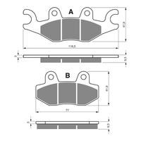 GOLDfren Brake Pads - S3 Sintered Sports