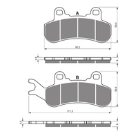 GOLDfren Brake Pads - K5 Off-Road Racing