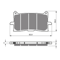 GOLDfren Brake Pads - S3 Sintered Sports