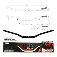 WHITES HANDLEBAR TAPER AL6061 CR125 CRF250/450 KX250/450