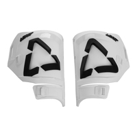 Leatt 5.5 Boot Shin Plate Kit - White / Black  Pair (US10/11)