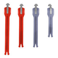 LEATT STRAP KIT 5.5 GRAPHENE 2+RED 2-PCS