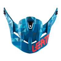 LEATT GPX 4.5 HELMET PEAK V22 BLU/RED