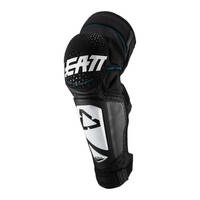 LEATT KNEE & SHIN GUARD 3DF HYBRID EXT JR WHT/BLK