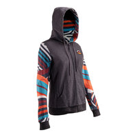 Leatt Premium Women's Zip Hoodie - Stripes