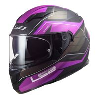 LS2 FF320 STREAM EVO HELMET - MATTE PURPLE / TITANIUM