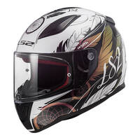 LS2 FF353 Rapid II (L) Boho - White / Black / Pink 06