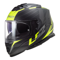 LS2 FF800 Storm II Nerve - Matte Black/Yellow