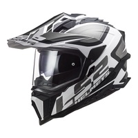 LS2 MX701 Explorer (3XL) Alter - Matte Black/White 06