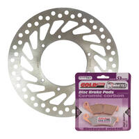 BRAKE DISC & PAD FRONT KIT - HON CRF250R 04-14