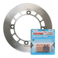 BRAKE DISC & PAD FRONT KIT - SUZ DR200 86-09