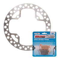 BRAKE DISC & PAD REAR KIT - SUZ RMX450Z 09-18