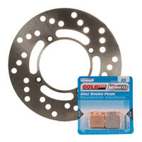 BRAKE DISC & PAD REAR KIT - YAM YZ85 / LW 02-20