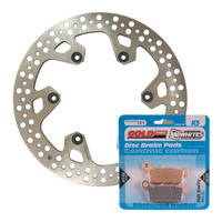 BRAKE DISC & PAD REAR KIT - YAM YZ250F 01