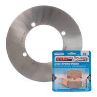 BRAKE DISC & PAD REAR KIT - YAM YFM450FA GRIZZLY 07-09