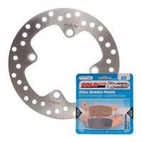 BRAKE DISC & PAD REAR KIT - YAM YFM700FA 07-13