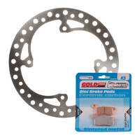 BRAKE DISC & PAD REAR KIT - KTM 85 SX 04-10