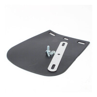 WHITES MUDFLAP BLK PVC LGE MOTORCYCLE