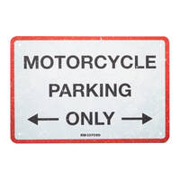 Oxford Garage Metal Sign: "Parking"