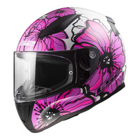 LS2 FF353 Rapid II Helmet - Poppies Pink