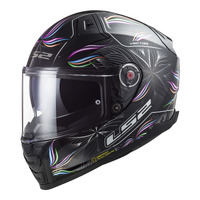 LS2 FF811 Vector II Tropical Helmet - Black / White