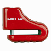 LOK UP DISC LOCK SECURITY RED 5.5MM