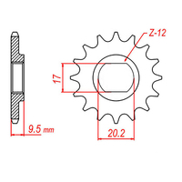 MTX KTM 50 (KT3) Steel Front Sprocket #415